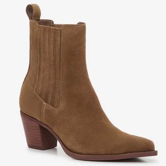 Dolce Vita Shoes - Dolce Vita Tan Suede Ankle Booties